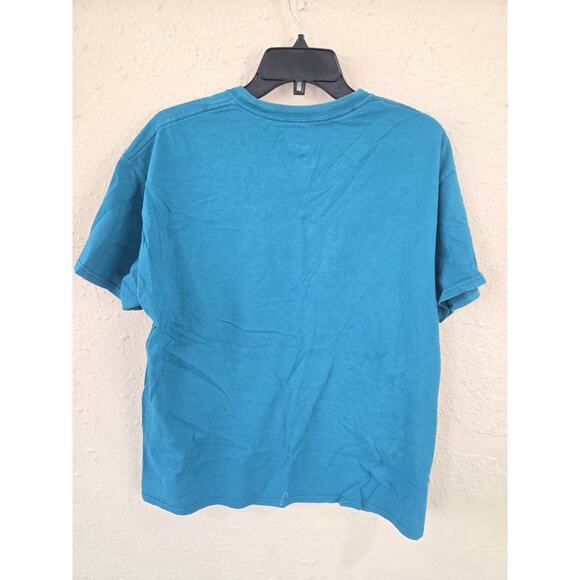 Vintage NFL Miami Dolphins Football Men's Turquoise Graphic Crew T-Shirt, Large - Picture 2 of 4